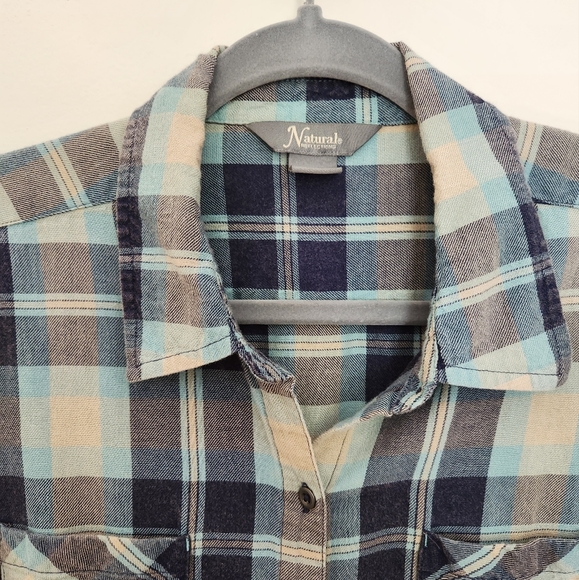 Women's Plaid Shirt - Picture 2 of 4